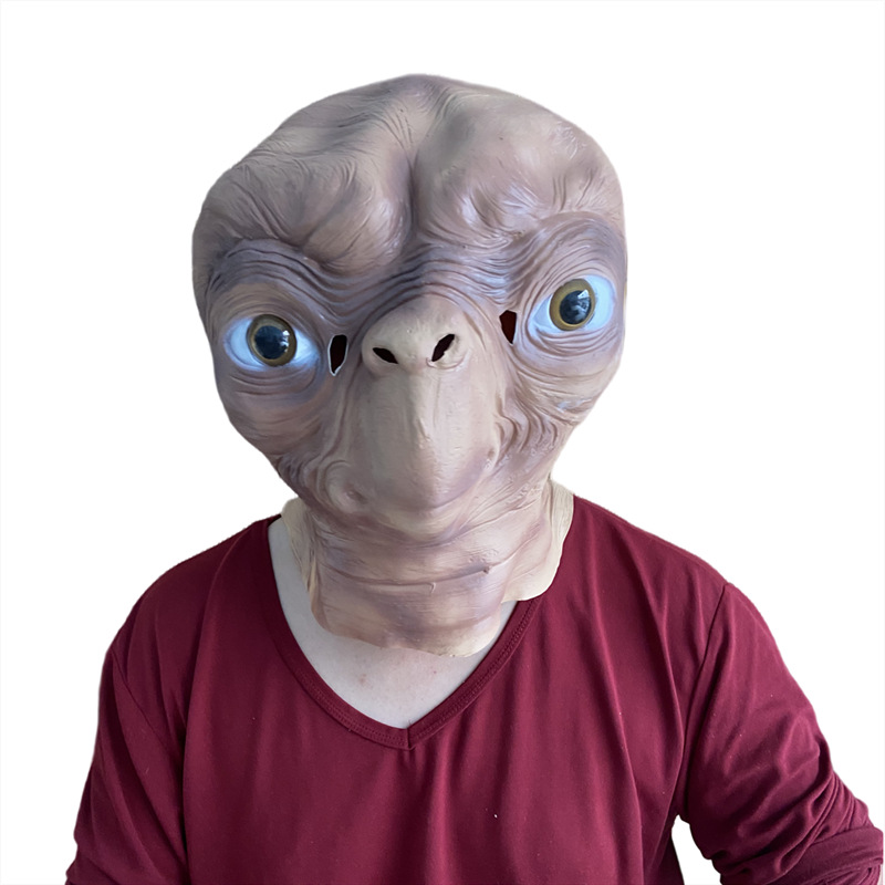リアルな外星人ETのラテックスマスク。ハロウィーン、カーニバ - Latex Alien Mask Realistic のレビューと価格