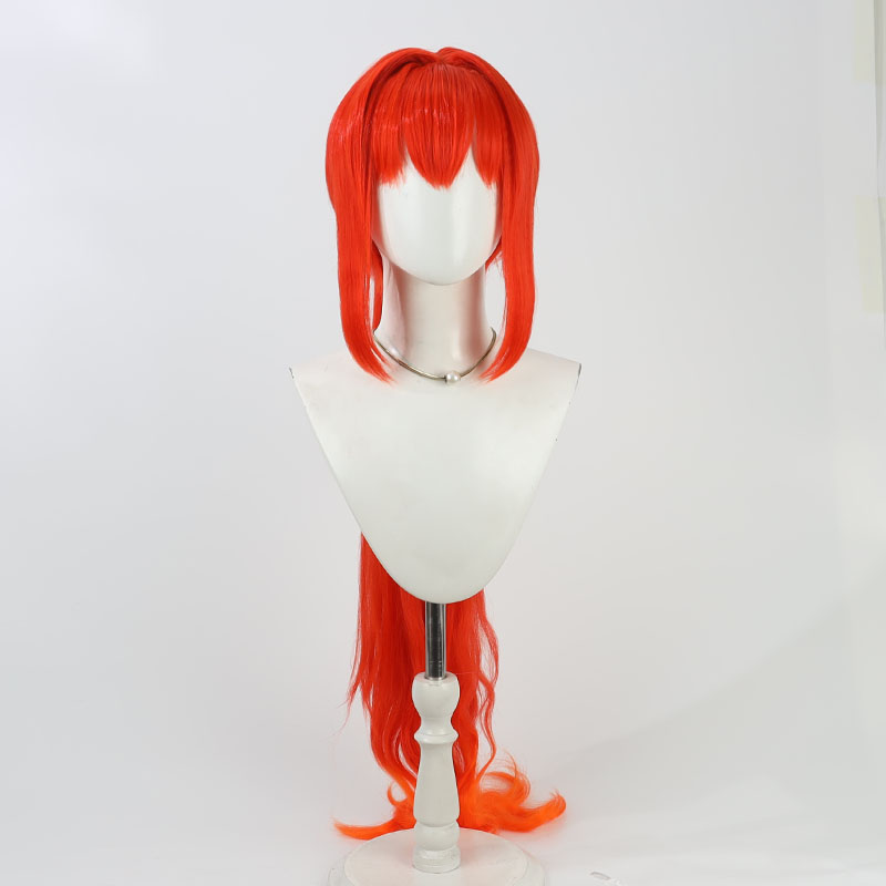 ラピコスプレウィッグ ニッケ 勝利の女神 レッドポニーテール - Anime Cosplay Wig Heat Resistant のレビューと価格