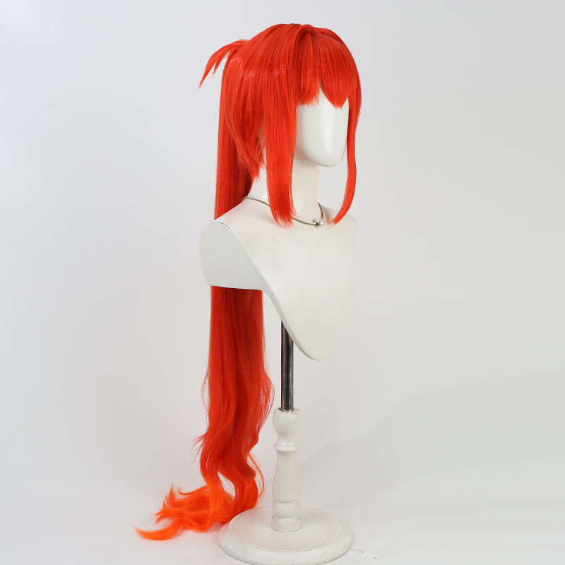 ラピコスプレウィッグ ニッケ 勝利の女神 レッドポニーテール - Anime Cosplay Wig Heat Resistant のレビューと価格