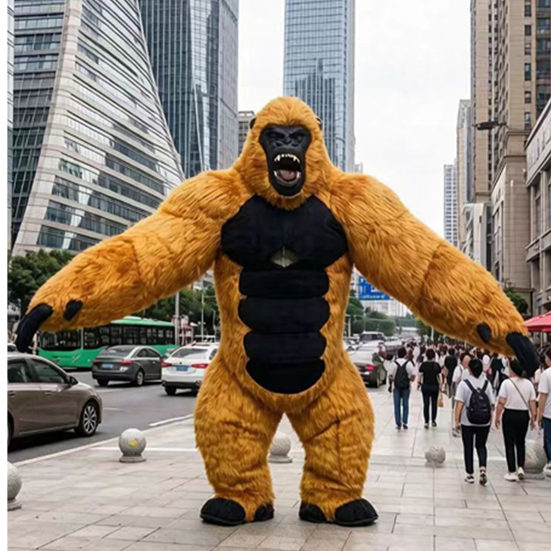ゴリラのインフレータブルマスコットコスチューム,ロールプレイ - Inflatable Dinosaur Costume Adult のレビューと価格